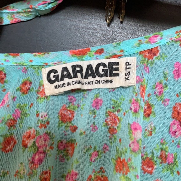 Garage floral top - Picture 4 of 6